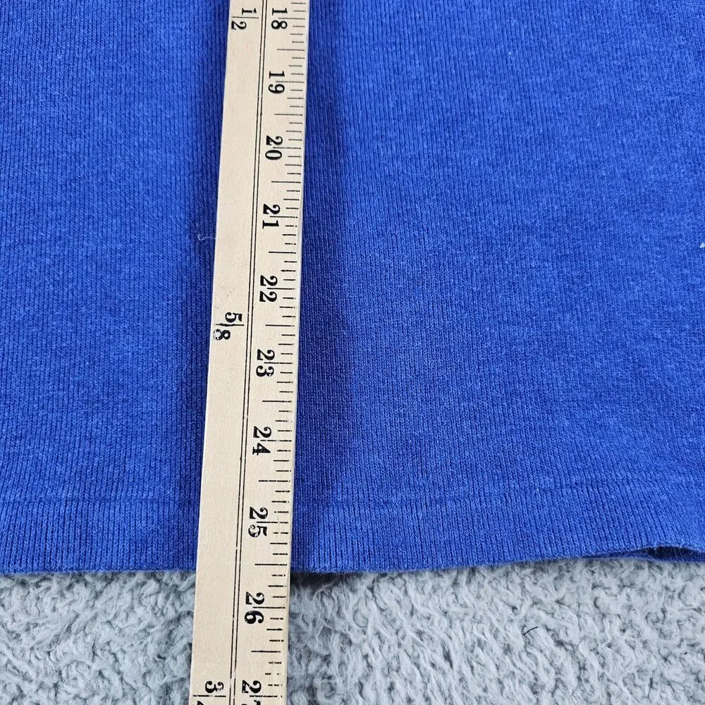 Polo Ralph Lauren Sweater Mens Large Blue 1/4 Zip Pullover Casual Golf Preppy